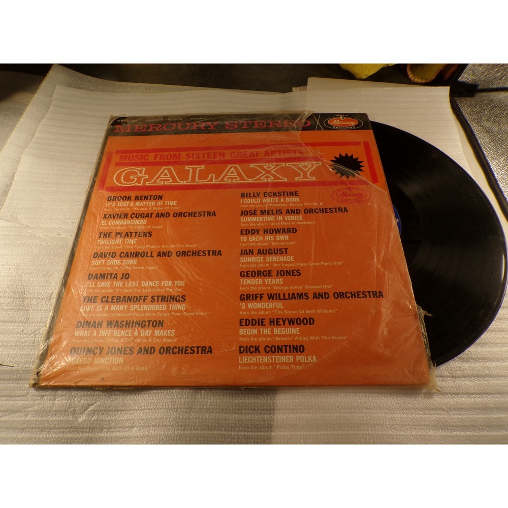 Vintage Mercury Stereo Galaxy Vinyl LP Various Artists SRD-9 Dinah Washington